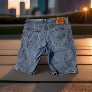 Womens Levi's 405 Shorts Waist 33 Distressed